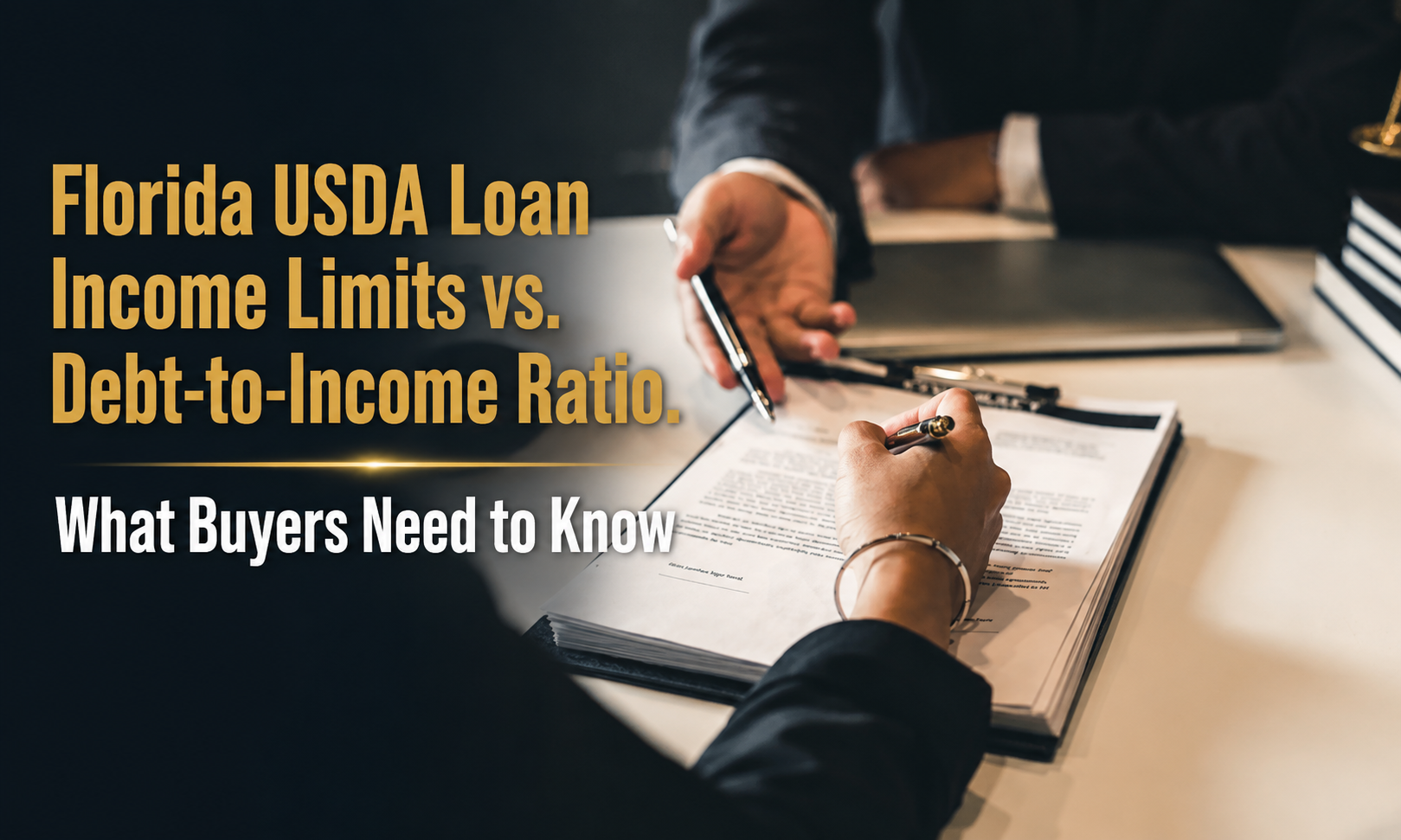2026 Florida USDA Loan Requirements: Household Income Limits vs. Debt-to-Income Ratios